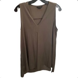 Banana Republic Sleeveless Brown Tan High Low Tank Top